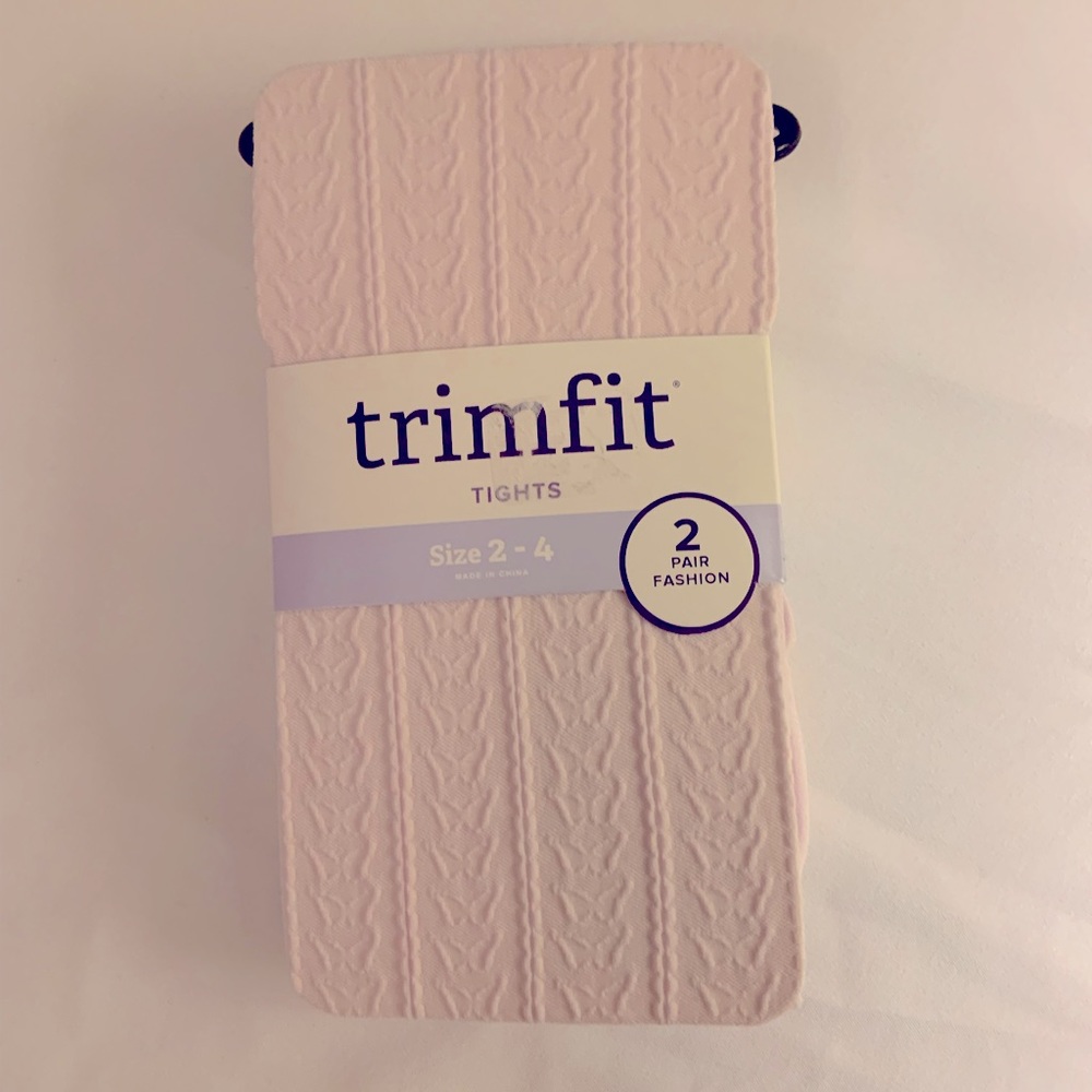Trimfit 2-4 Toddler tights for girls.